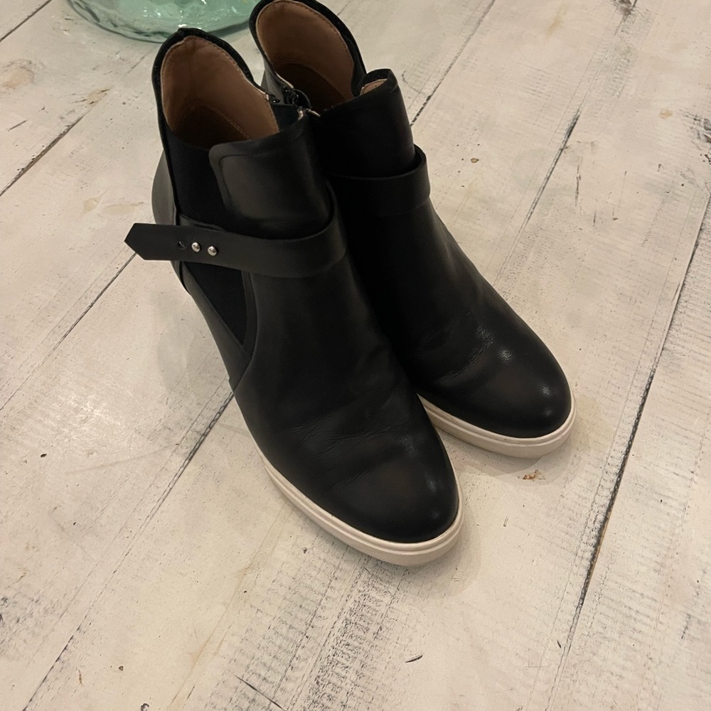 Black wedge bootie. Casual. Stylish. Nordstrom